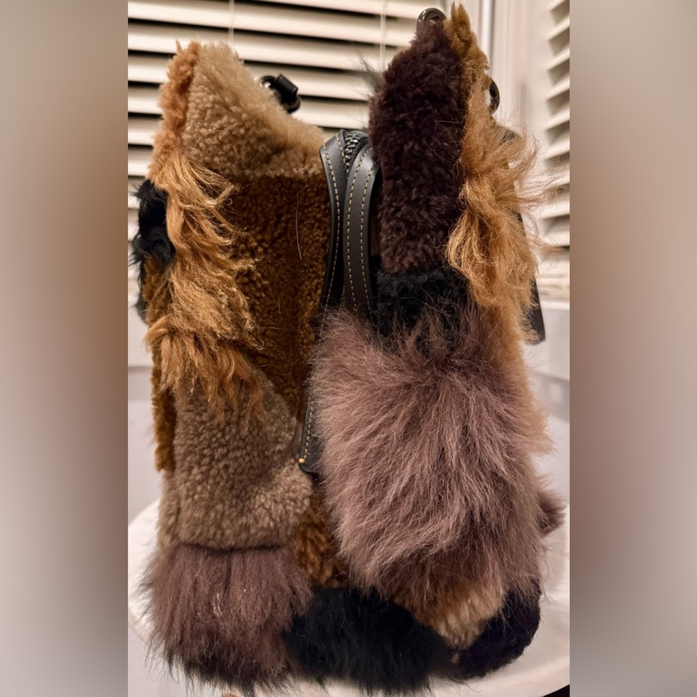 NWOT Coach Rogue 39 Shearling Patchwork Bag [rare] - Picture 4 of 12
